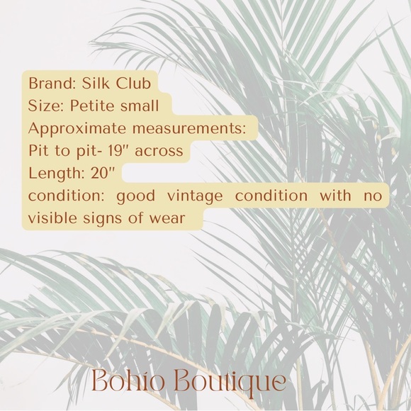 Vintage Silk club 100% silk animal print blouse - Picture 2 of 5